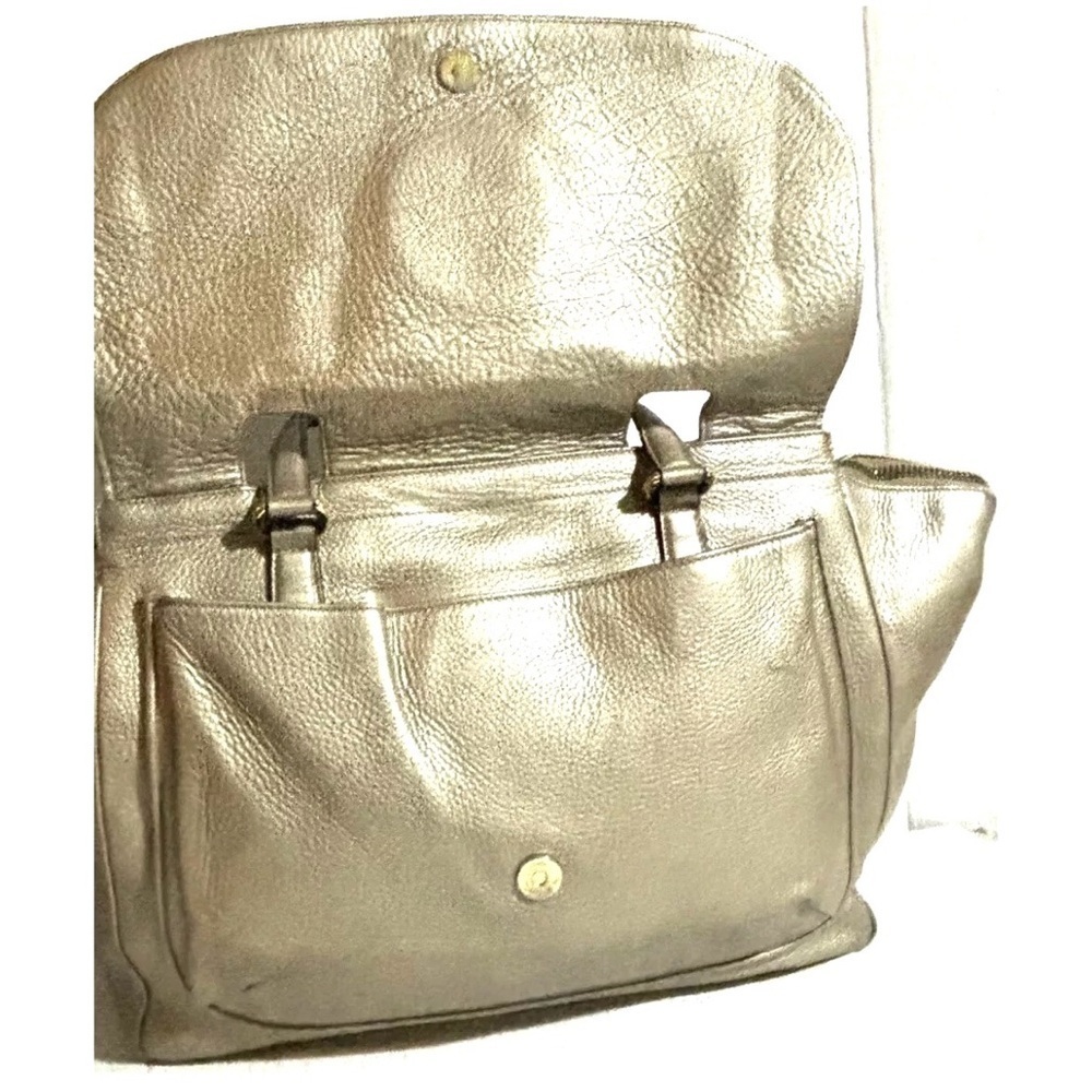 Gucci tan / Gold Leather Women's tote Bag - Picture 6 of 14